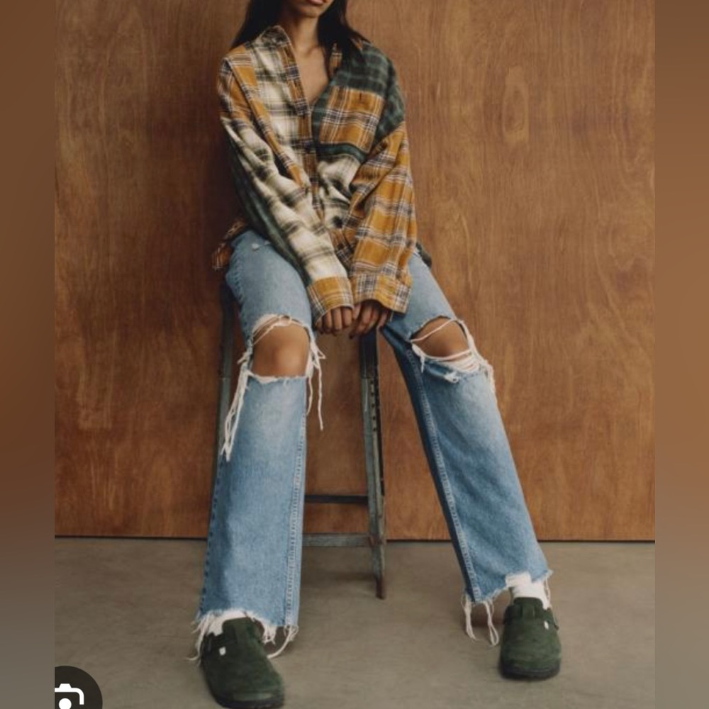 BDG Vintage Feel High-Waisted Baggy Jean